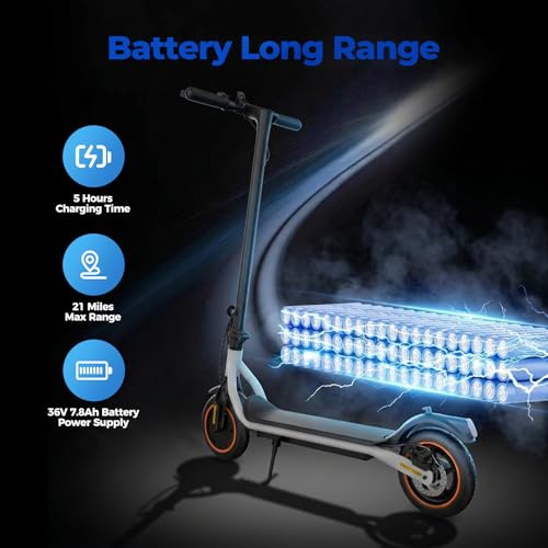 Electric Scooter Adults, 1000W/500W Motor, 28/21 Miles Max Range, 10''/8.5" Tires All Terrain, 25/20 MPH Top Speed, Lightweight Commuting E Scooter, Foldable for Adults Teens