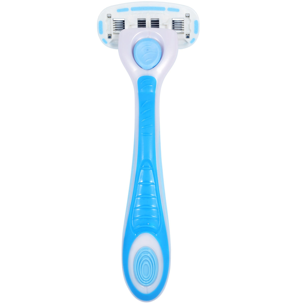 Amazon Basics 5-Blade Extra Smooth Razor for Women with Moisturizing Strips, Handle, 2 Cartridge Refills & Shower Holder (Previously Solimo)