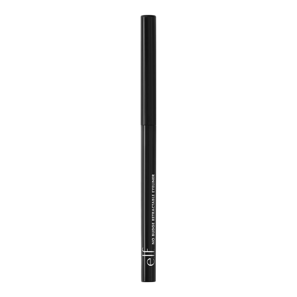 e.l.f. No Budge Retractable Eyeliner, Creamy, Ultra-Pigmented & Waterproof, Creates Bold & Defined Lines, Vegan & Cruelty-Free, Black