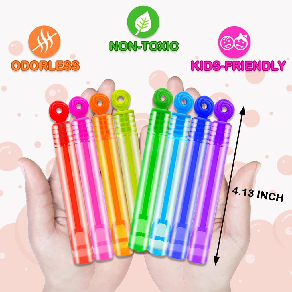 Halloween Bubbles Party Favors Supplies for Kids,20-300 Pack Mini Bubble Wand Toy for Toddler, Small Goodie Bag Stuffers Filler Treats Non Candy, Pinata Birthday Classroom Camping Gifts for Boys Girls