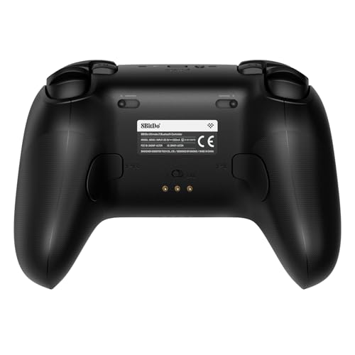 8Bitdo Ultimate 2 Bluetooth Controller for Switch 2, Switch & Windows,Black | TMR Joysticks, Switchable Hall Effect/Tactile Triggers, Charging Dock, Vibration and Motion Control, 2 Pro-level back buttons