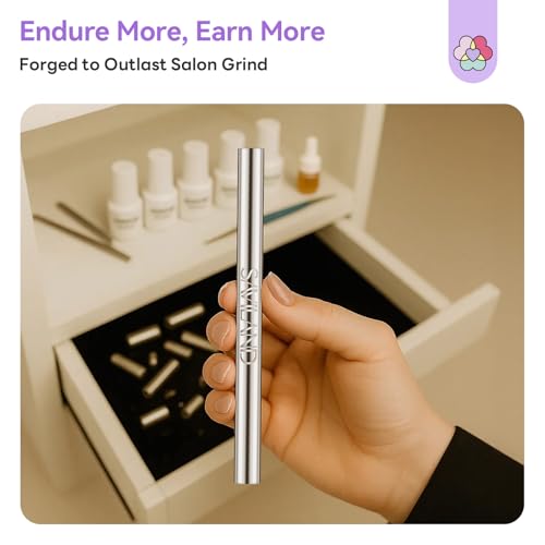 SAVILAND 5X Strong Cat Eye Magnet Dual-Ended Nail Magnet Stick | Neodymium Cat Eye Gel Nail Polish Magnet, Ergonomic Magnetic Nail Wand, 3D Cateye Nails, Cat-Eye Effect for Nail Art