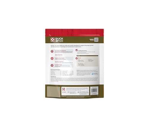 Purina | Nutritionally Complete Duck Feed for All Life-Stages | 4.5 Pound (4.5 LB) Bag