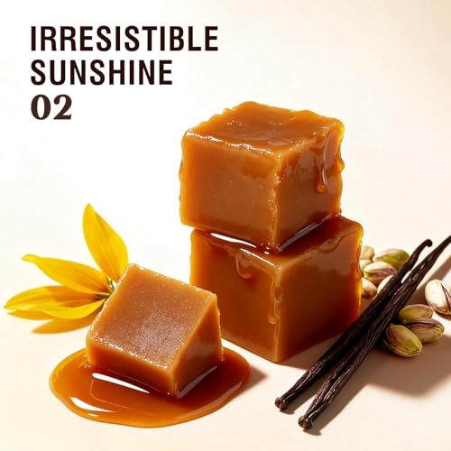 Sttes #02 Irresistible Sunshine Perfumes for Women, Pistachio, Vanilla, Caramel Eau de Parfum, 3.4 fl oz, Sweet Gourmand Fall Fragrance
