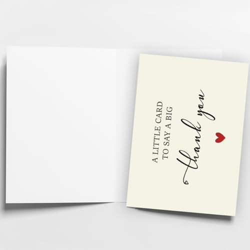 52 Pack 210GSM | Thank You Cards | Thank You Cards & Notes with Envelopes | Pefect for Baby Shower, Wedding, Teacher, Graduation, Business, Holiday, and Christmas | Teacher Appreciation Gifts