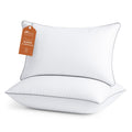 Sasttie Firm Pillows Queen Size Set of 2, Bed Pillows for Side, Back, and Stomach Sleepers - Oeko-Tex Certified Down Alternative Plump Filling - Hotel Quality and Machine Washable, 2 Pack