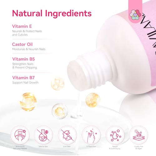 SAVILAND Dip Powder Liquid Set HEMA-free, 4Pcs 20 ml No Curing Needed | Ultimate Nail Dip System Essentials Liquid, Large Capacity, Dipping Base Activator Top Coat Brush Saver, DIY Home Manicure