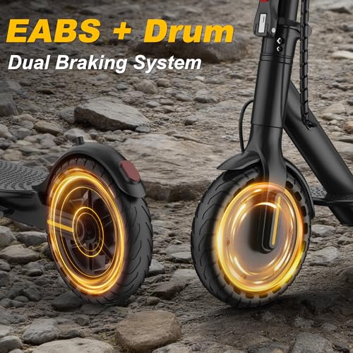 WERHY Electric Scooter, 350W/500W Powerful Motor & 8.5''/10'' Tire | Longe Range Up to 16/21/28Miles, Folding &Dual Braking