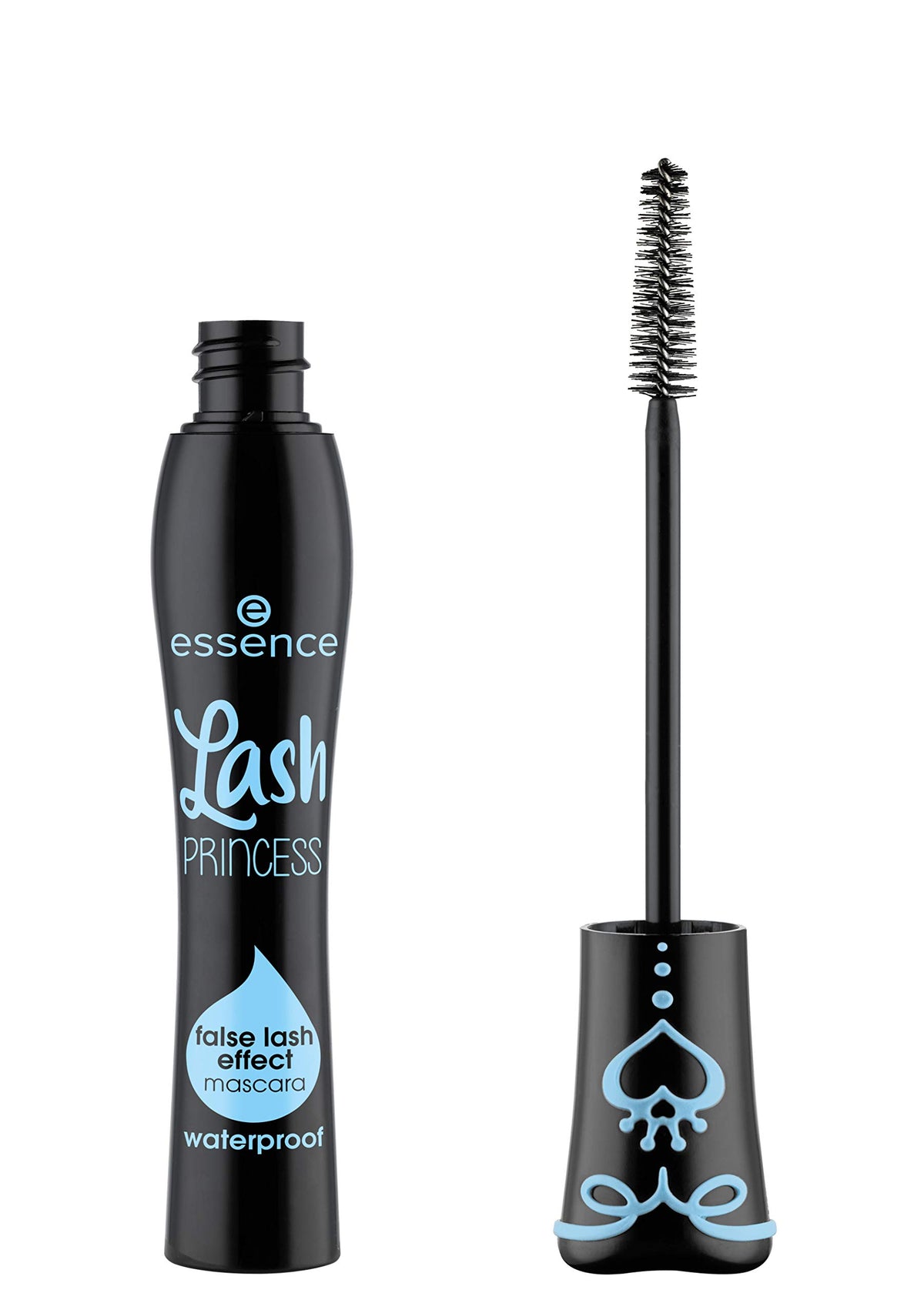 essence Lash Princess False Lash Waterproof Mascara, Black (Pack of 1) | Lengthens & Adds Volume, No Smudge, No Flake, Long Lasting, Fiber Brush, Vegan & Cruelty Free, Paraben Free