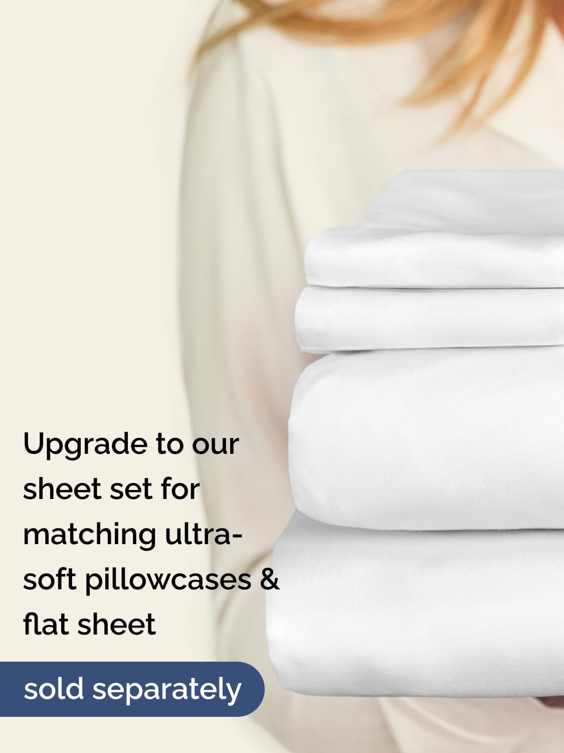 CGK Extra Deep Queen Single Fitted Sheet Only - White | Easily Fits 18 inch to 24 inch Mattress, Soft, Wrinkle Free, Breathable & Comfy, Extra Deep Pockets Hotel Luxury Fitted Sheet