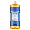 Dr. Bronner's Peppermint Pure-Castile Liquid Soap, Hand Soap, 32 oz | 18-in-1 Uses: Body Wash & Hand Soap for Men and Women, Shampoo, Face, Laundry, Floors, Cars, Pets - Fair Trade & Organic Oils