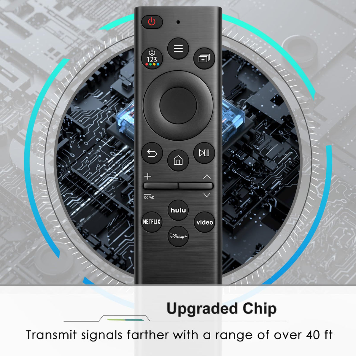 Universal Remote Control Compatible for All Samsung TV LED QLED UHD SUHD HDR LCD Frame Curved Solar HDTV 4K 8K 3D Smart TV Remotes Replacement