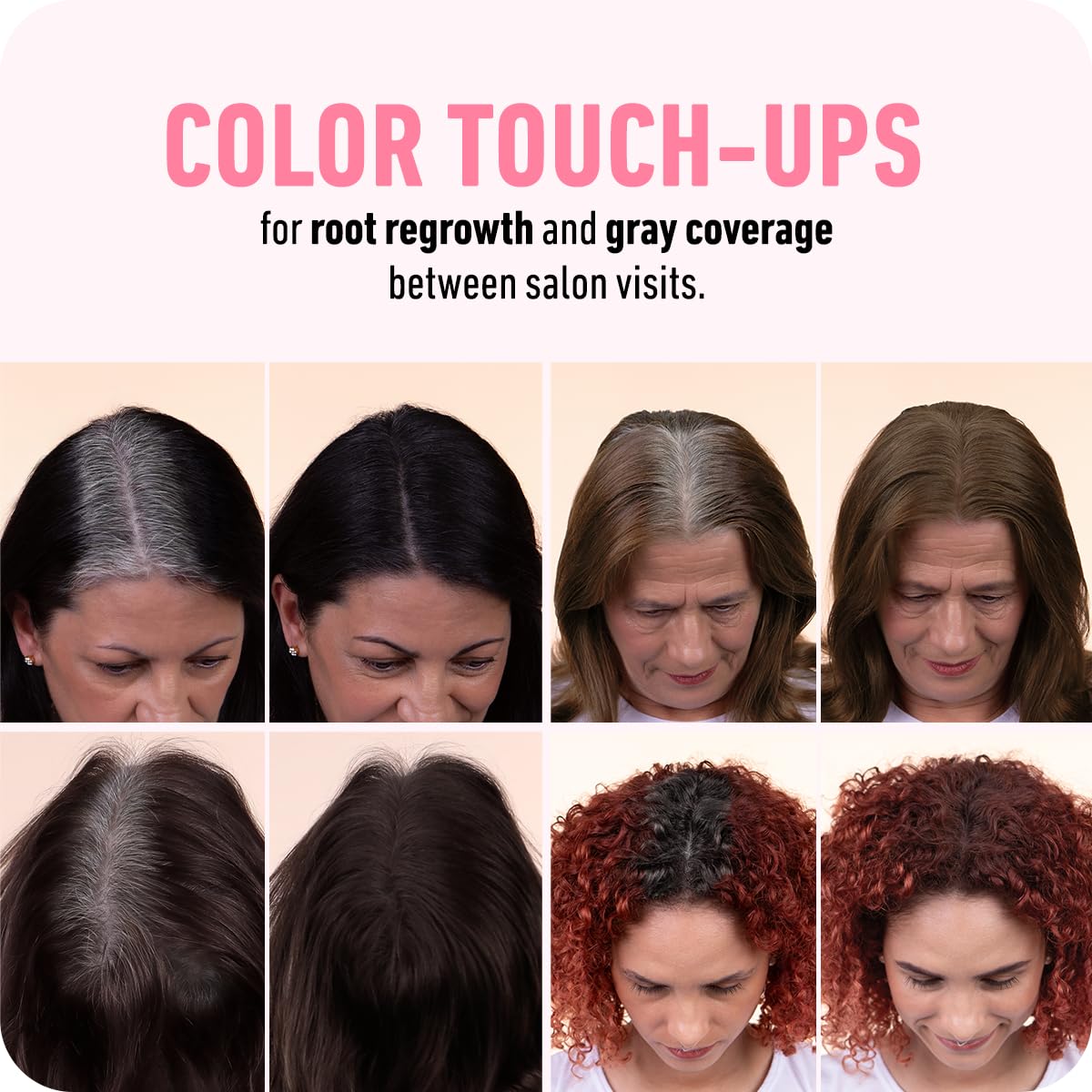 Boldify Hairline Powder, Root Touch Up Hair Color Dark Brown 4g | Instantly Fills Thinning Hair & Sparse Hairlines - Root Cover Up for Gray Hair - Water-Resistant, Sweat-Proof 24-Hour Wear