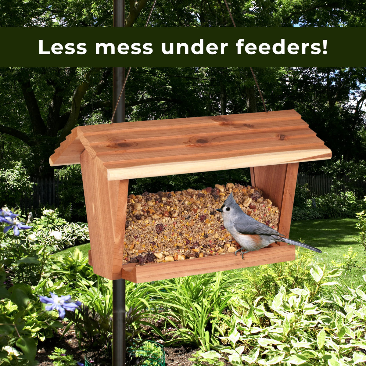 Kaytee Wild Bird Ultra No Mess Nut & Fruit Food Seed Blend For Blue Jays, Woodpeckers, Juncos, Cardinals, Grosbeaks, Sparrows, and Finches, 5.5 Pound