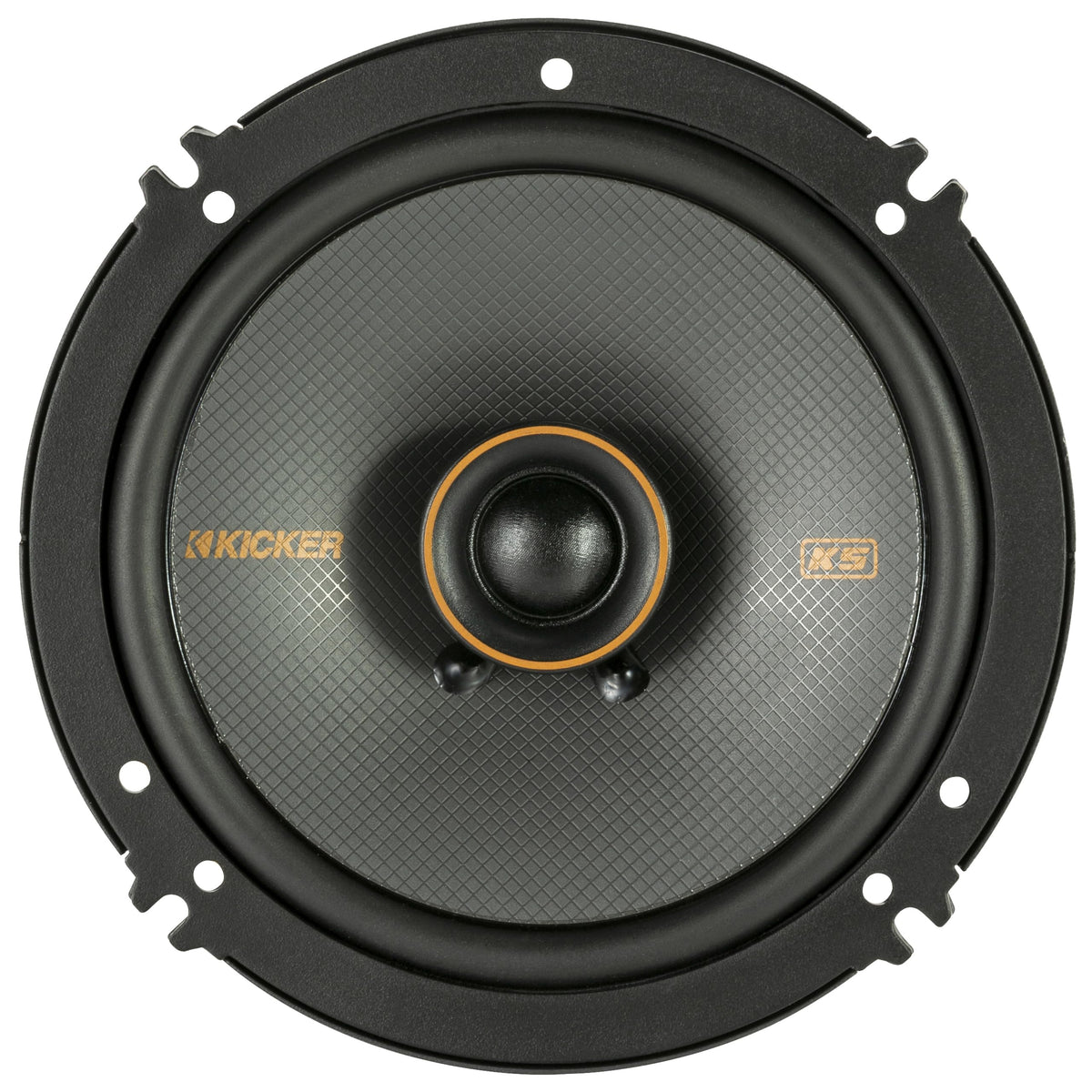 KICKER 51KSC6504 KS-Series 6.5" Coaxial Speakers with .75" tweeters, 4-Ohm, Pair