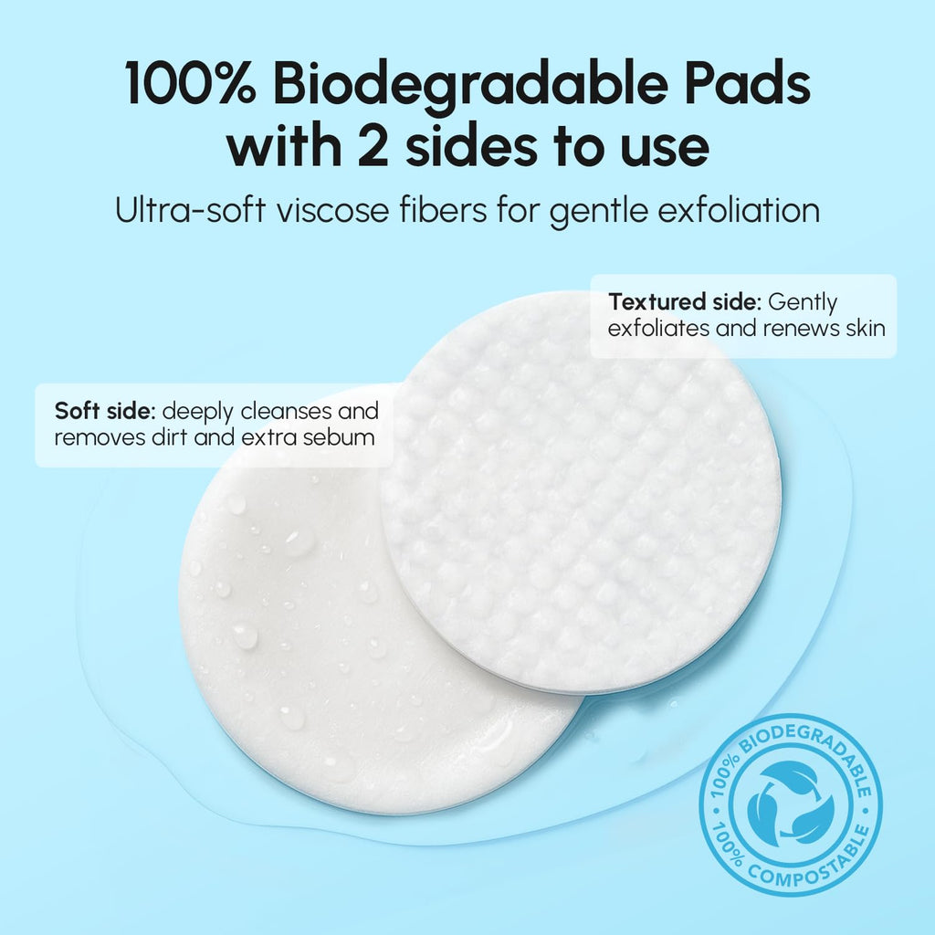 MAREE Glycolic Acid Toner Pads - Face Pads for Exfoliating Peel Zero Pore | Glycolic acid pads, sun spot remover for face, exfoliating face pads with glycolic acid and salicylic acid, acne wipes