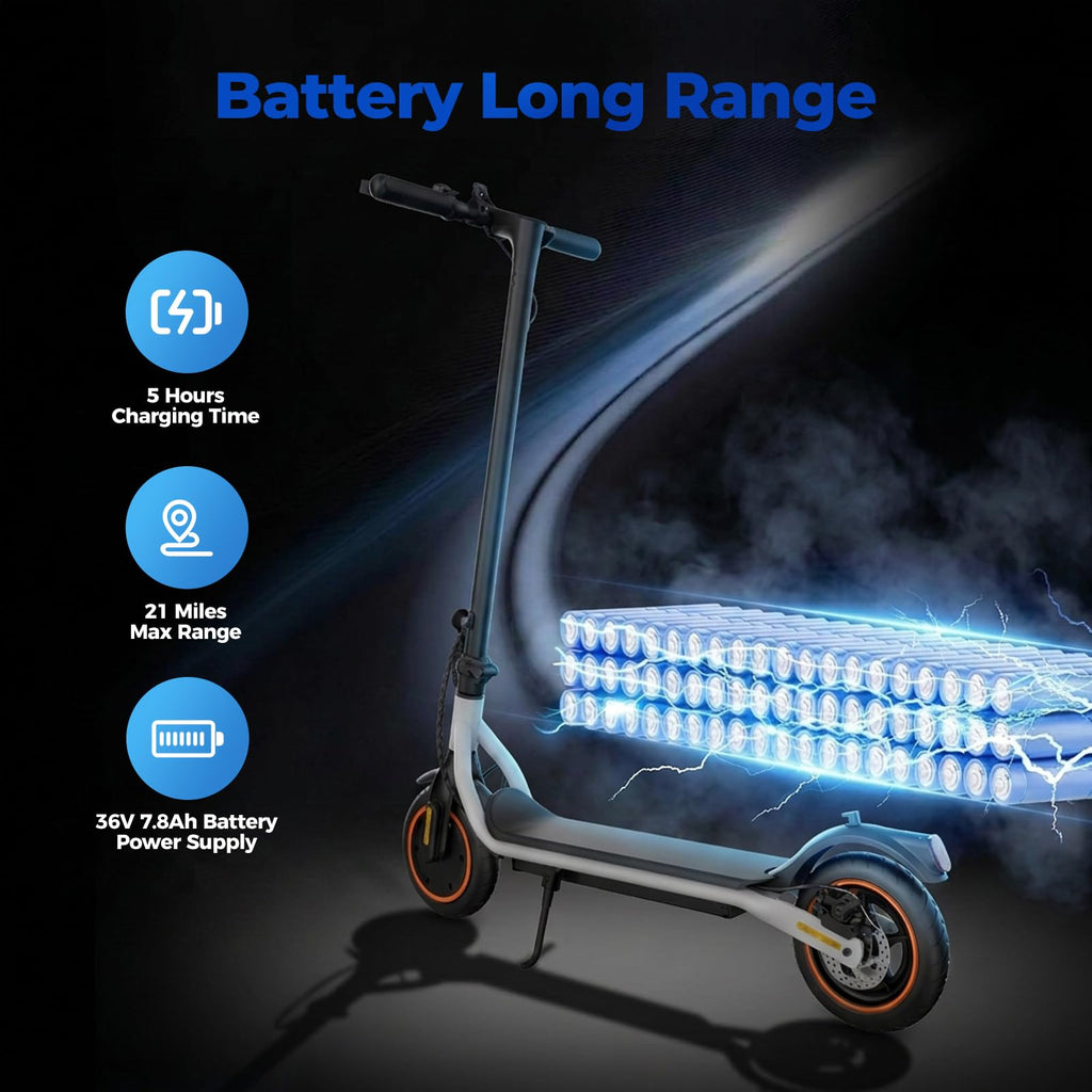 Electric Scooter Adults, 1000W/500W Motor, 28/21 Miles Max Range, 10''/8.5" Tires All Terrain, 25/20 MPH Top Speed, Lightweight Commuting E Scooter, Foldable for Adults Teens