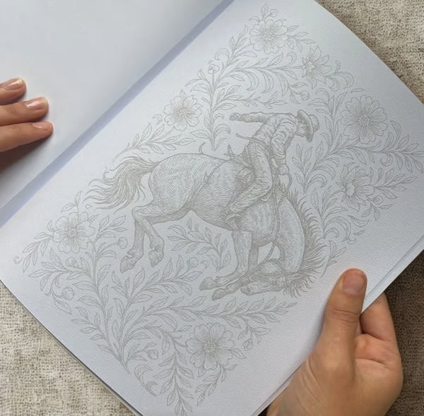 Beginner-Friendly💕Ink Tracing: A Therapeutic Reverse Coloring Experience📚(Deluxe Edition)
