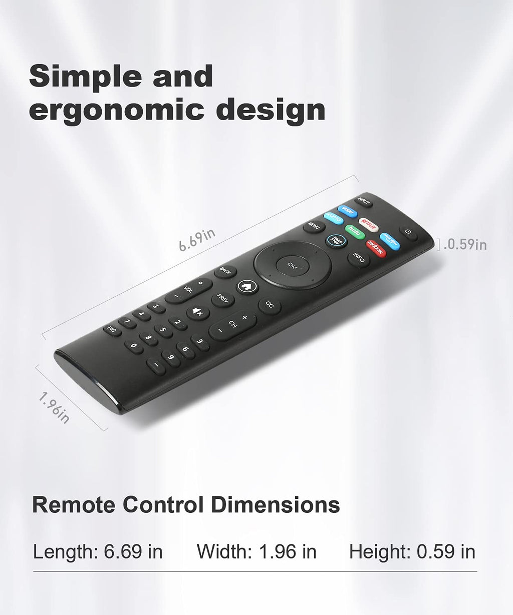 for Vizio smart tv Remote Replacement,Compatible with vizio Smart TV | Compatible with vizio TV D,M,V,Series UHD LED LCD Smart TV