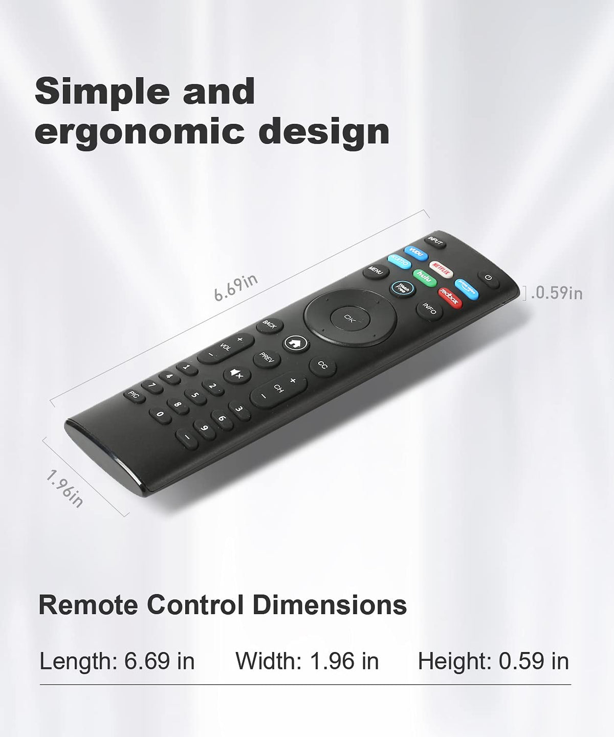 for Vizio smart tv Remote Replacement,Compatible with vizio Smart TV | Compatible with vizio TV D,M,V,Series UHD LED LCD Smart TV