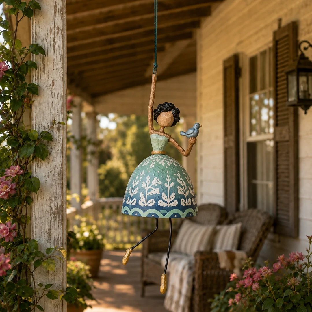 ⏳ Last Day 49% OFF – 🌸 Whimsical Dancing Lady Hanging Ornament | Vintage Folk-Art Décor with Wind-Activated Swaying Design & Playful Dangling Details ✨