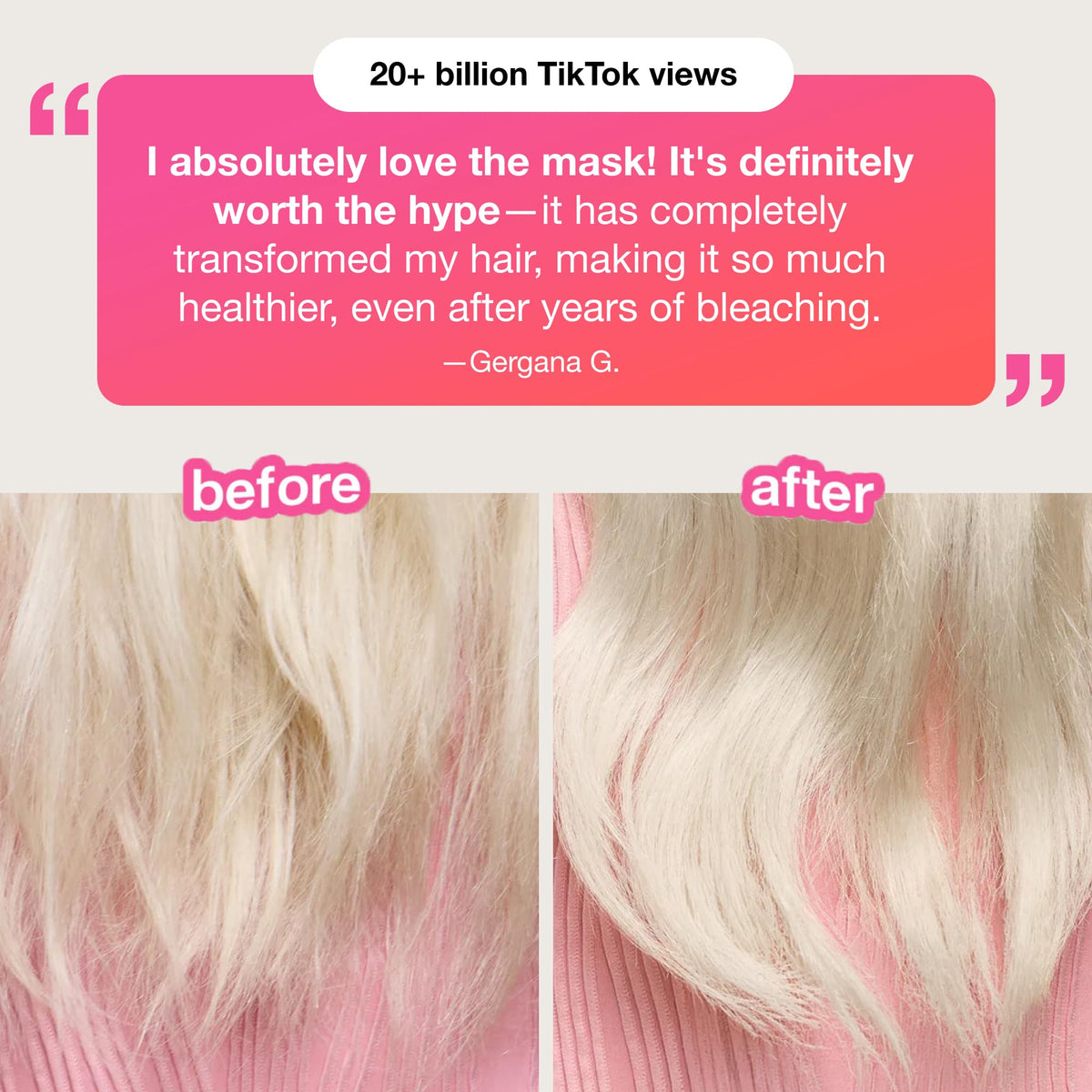 K18 Leave-In Molecular Repair Hair Mask | Peptide Hair Treatment Mask Repairs Bleach, Color, Chemical Services, Heat Damage In 4 Minutes