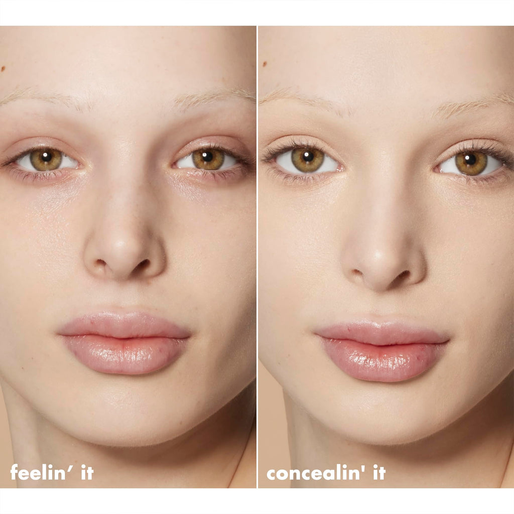 e.l.f. Hydrating Camo Concealer, Full Coverage, Light Ivory | Satin Finish, Under-Eye & Blemish Coverage, Hydrating Formula, Long-Lasting Wear, Non-Creasing, Vegan & Cruelty-Free