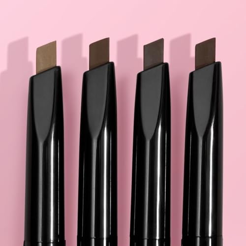 wet n wild Ultimate Eyebrow Retractable Definer Pencil, Medium Brown, Dual-Sided Brow Brush, Fine Tip, Shapes, Defines, Fills Brow Makeup