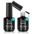 Beetles Gel Polish 2Pcs 15ml Nail Glue Kit for Acrylic Nails | 5 in 1 Super Strong Brush in Nail Gel Glue for False Nails Tips and Gel Nail Polish Led Lamp Required