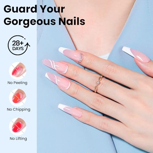 Beetles No Wipe Gel Top Coat and Base Coat Set for Gel Nail Polish | 2Pcs 15ml Super Shiny and Long Lasting Soak Off UV/LED Lamp Nail Art Design Gift
