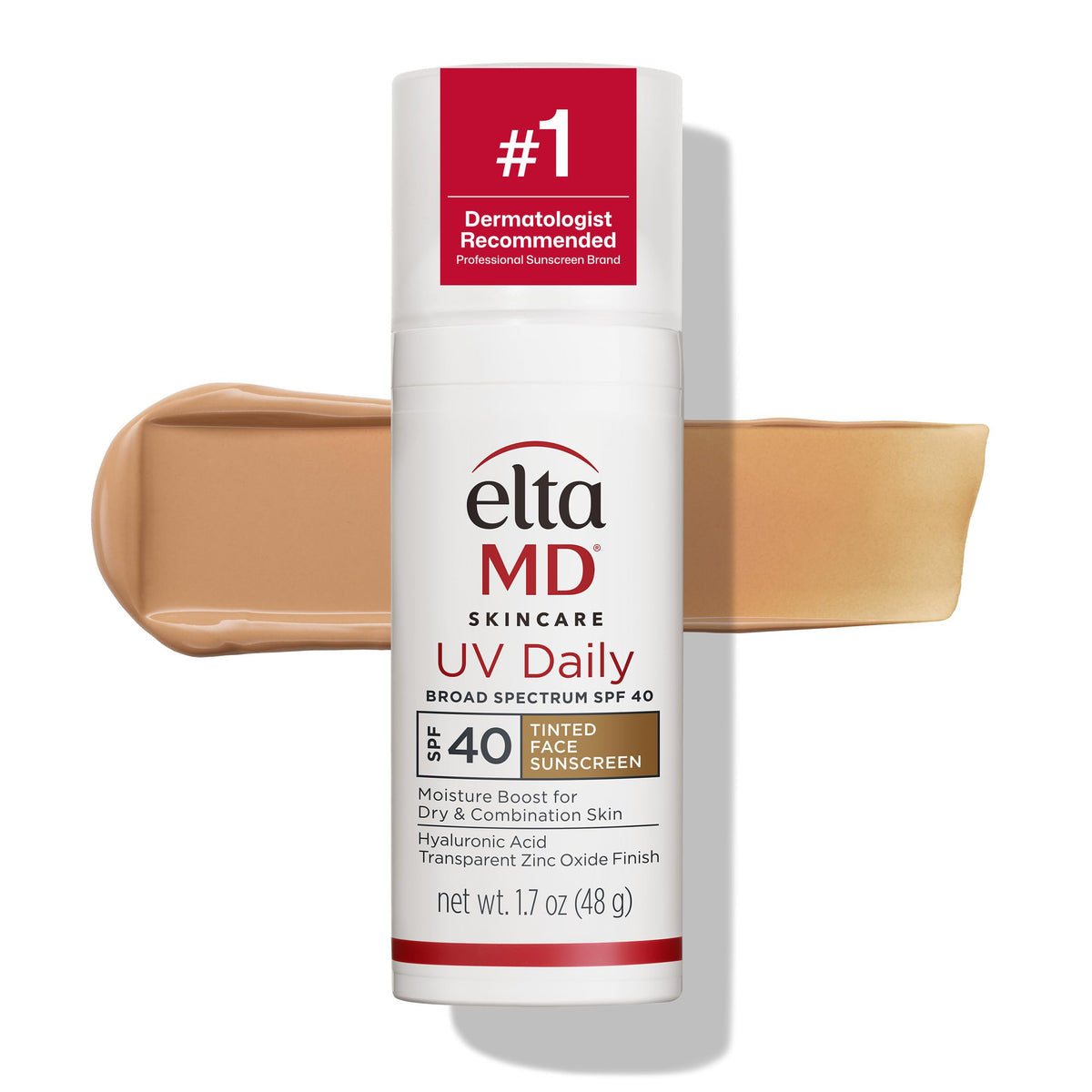 EltaMD UV Daily SPF 40 Face Sunscreen Moisturizer | Hydrates and Protects Dry Dehydrated Skin, Lightweight, No White Cast, Dermatologist Recommended, Available in Three Tints