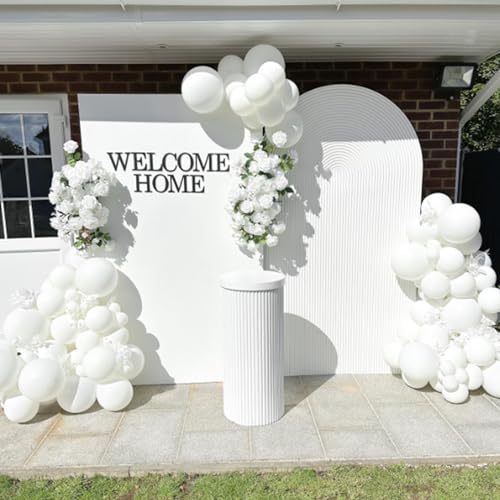 White Balloons 12 inch, White Latex 50pcs Party Balloons | Engagement, Bridal Shower, Wedding, Birthday Party Decorations