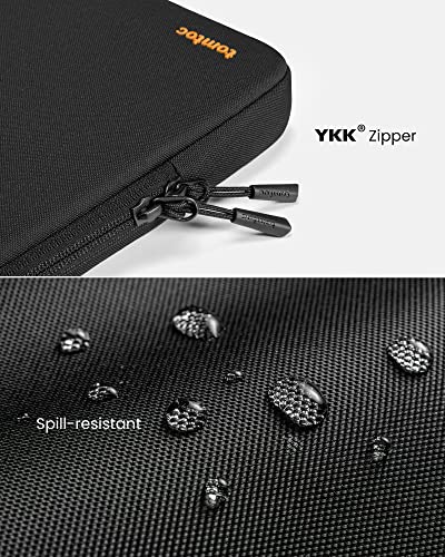 tomtoc 360° Protective Laptop Sleeve for 14-inch MacBook Pro M5 Pro/Max | 2026 A3426 A3427 A3434 M4/M3/M2/M1 A3112 A3401 A3185, Water-Resistant Laptop Case Bag Fits Dell XPS 14 & 13.8" Surface Laptop