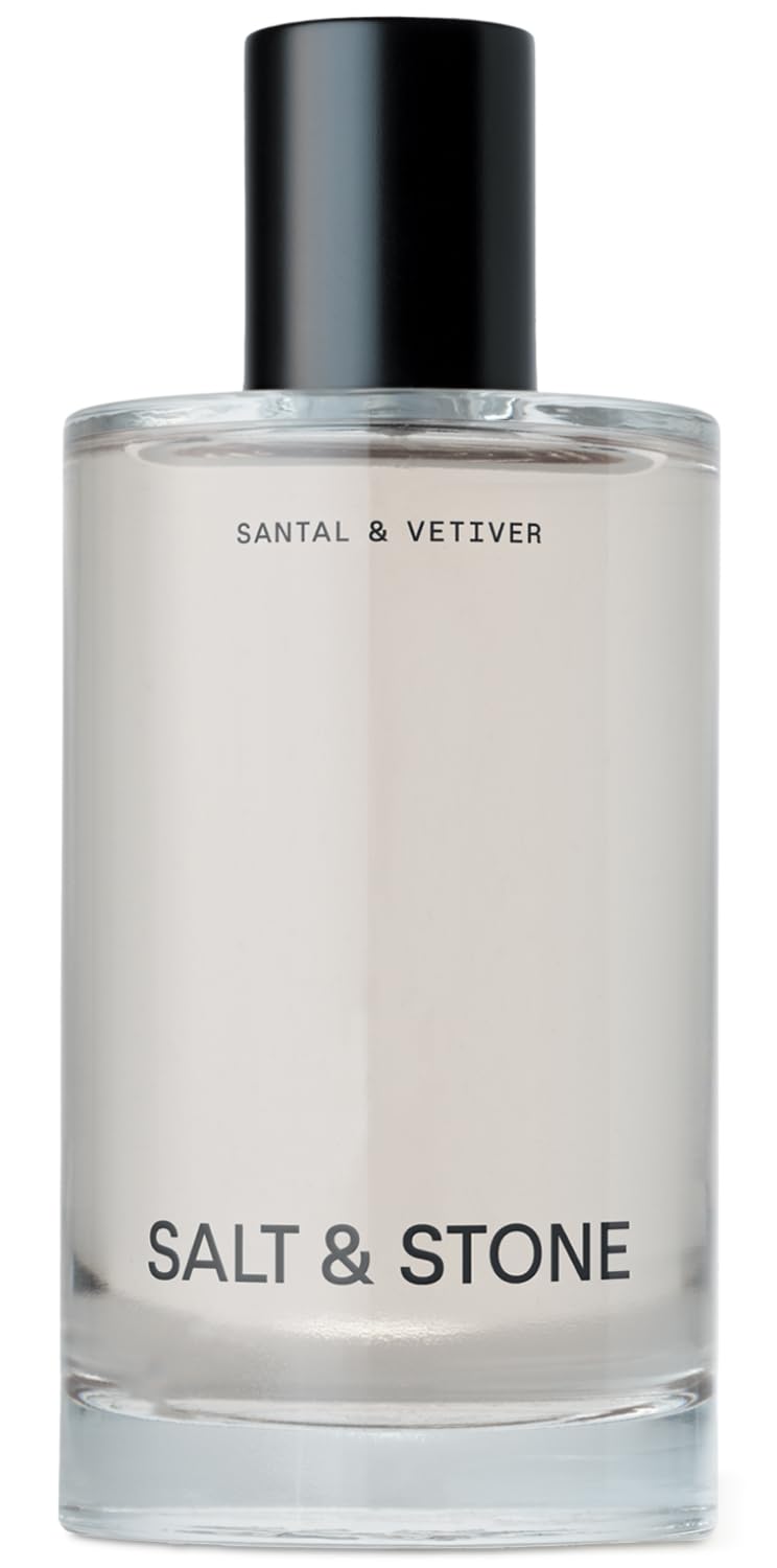 Salt & Stone Hair & Body Mist for Women & Men, Santal & Vetiver 3.4 fl oz | Body & Hair Mist, Warm & Woody Scented Body Spray, Gender Neutral Fragrance with Glycerin & Red Algae, Vegan, Paraben-Free