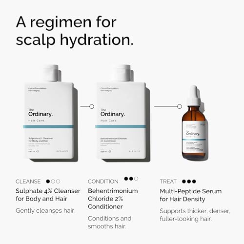 The Ordinary Multi-Peptide Serum for Hair Density, Peptide-Powered Formula for Thicker, Fuller Looking Hair