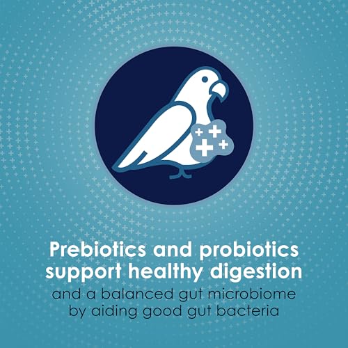 Kaytee Forti-Diet Pro Health Nourish+Protect Conure & Lovebird Food, 4 lb | Balanced digestion. Conure food with prebiotics and probiotics. Parrot food, antioxidants, omega-3s