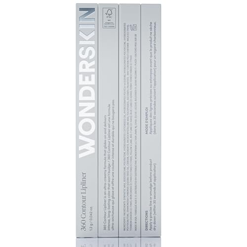 Wonderskin Lipliner Pencil - 360 Contour Lipliner, Longwear, Waterproof | Waterproof saddle lip liner, longwear formula glides on smoothly for precise definition and all-day lip contour.