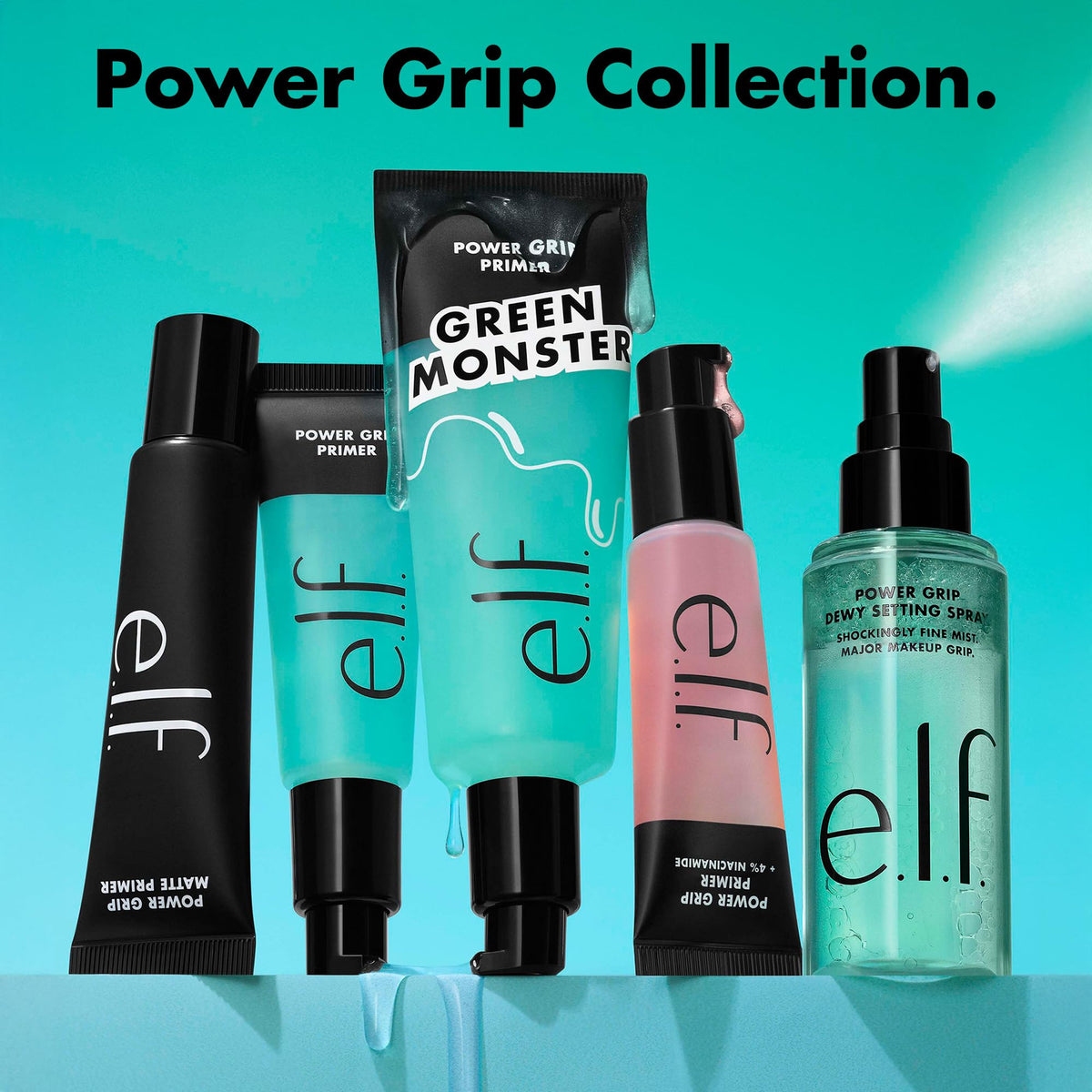 e.l.f. Power Grip Primer, Gripping & Hydrating Gel Primer, 0.811 Fl Oz | Grips Makeup for Long-Lasting Wear & Face Prep, Smooth Base Finish, Lightweight & Moisturizing Formula, Vegan & Cruelty-Free