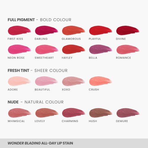 Wonderskin Lip Stain – Long Lasting, Waterproof, Lip Tint Peel Off Masque | Transfer-proof nude lip tint with comfortable all-day wear for natural-looking lips from day to night.