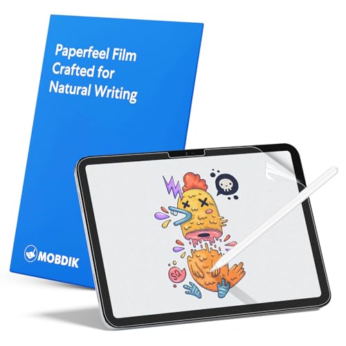 MOBDIK Paperfeel Screen Protector for iPad A16 11th/10th & iPad Air 11 | M4/M3/M2, 2 Pack Matte Film Crafted for Natural Writing, Anti Glare, Touch Sensitivity