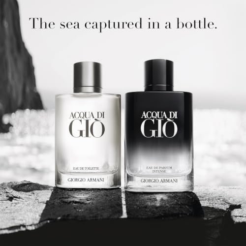Armani Beauty Acqua di Giò Eau de Toilette - Fresh Aquatic Mens Cologne | Fragrance with Bergamot, Marine Notes & Cedarwood - Long Lasting Clean & Citrusy Mens Scent - Perfect for Everyday Wear