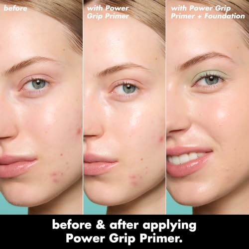 e.l.f. Power Grip Primer, Gripping & Hydrating Gel Primer, 0.811 Fl Oz | Grips Makeup for Long-Lasting Wear & Face Prep, Smooth Base Finish, Lightweight & Moisturizing Formula, Vegan & Cruelty-Free
