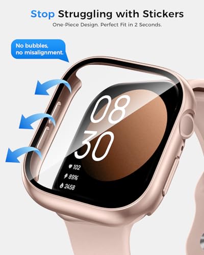 Goton IP67 Waterproof Case with Glass for Apple Watch Series 11/10 42mm | Water-Resistant & Anti-Fog, Tempered Glass Screen Protector Hard PC Cover for iWatch Series 11 42 mm, Sensitive Touch