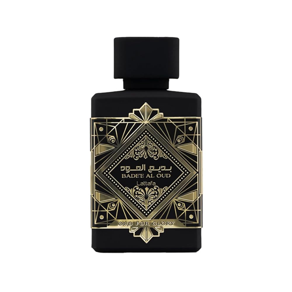 Lattafa Perfumes Bade'e Al Oud, Oud for Glory for Unisex Eau de Parfum Spray, 3.4 Ounce