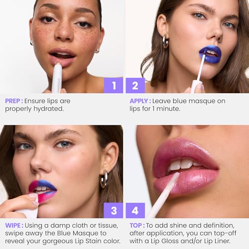 Wonderskin Lip Stain – Long Lasting, Waterproof, Lip Tint Peel Off Masque | Transfer-proof nude lip tint with comfortable all-day wear for natural-looking lips from day to night.