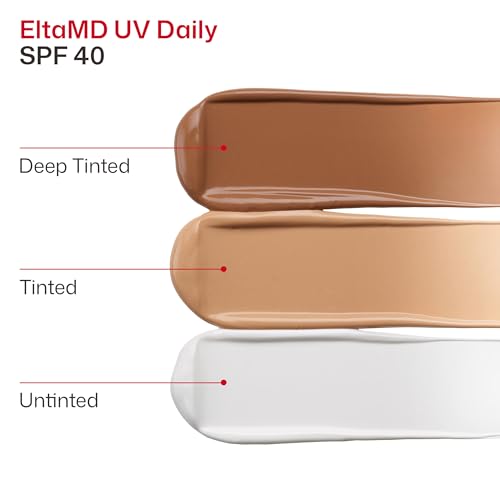 EltaMD UV Daily SPF 40 Face Sunscreen Moisturizer | Hydrates and Protects Dry Dehydrated Skin, Lightweight, No White Cast, Dermatologist Recommended, Available in Three Tints