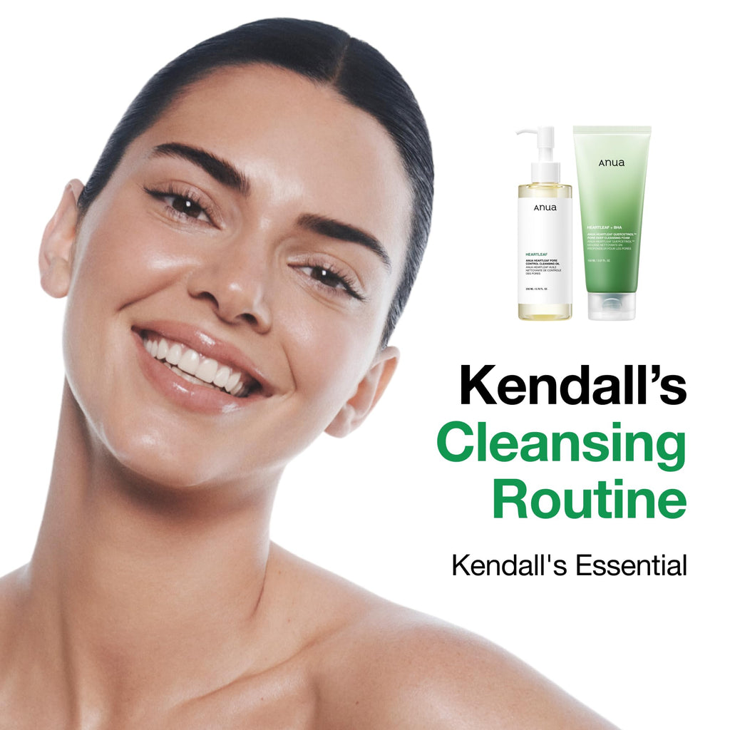 Anua Heartleaf Quercetinol Pore Deep Cleansing Foam, 5.07 fl.oz | Face wash for Pore Refining Cleanser, Hydrating Daily Cleanser for Double Cleansing, Gentle Foaming with BHA, Korean Skincare
