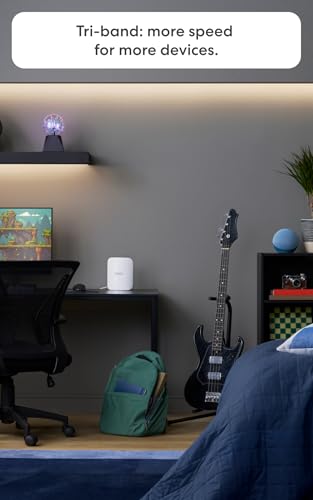 Amazon eero Pro 7 tri-band mesh Wi-Fi 7 router (newest model) - Supports internet plans up to 5 Gbps, Coverage up to 2,000 sq. ft., 1-pack