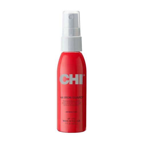 CHI 44 Iron Guard Thermal Protection Spray for Hair, 2 Oz | Heat Damage Shield with Ceramic Minerals, Lightweight Styling Spray, Frizz Control & Shine Enhancer