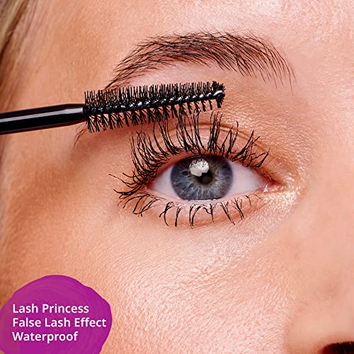 essence Lash Princess False Lash Waterproof Mascara, Black (Pack of 1) | Lengthens & Adds Volume, No Smudge, No Flake, Long Lasting, Fiber Brush, Vegan & Cruelty Free, Paraben Free